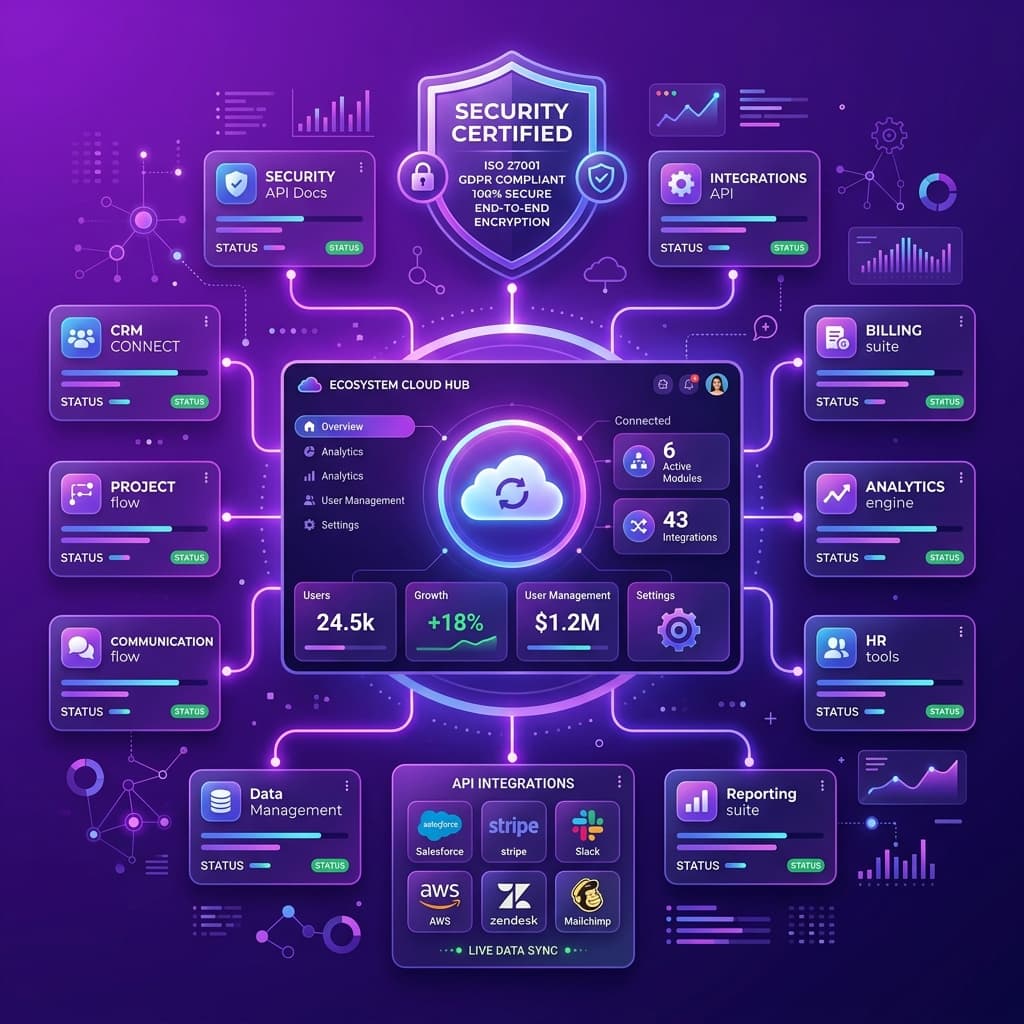 SaaS MVP Development Feature illustration
