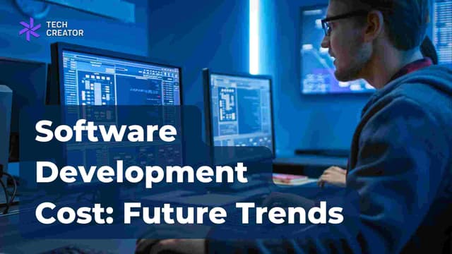 Breakdown of software development costs for different project types"